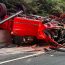 Truck flies off overpass in dramatic Midland Road crash