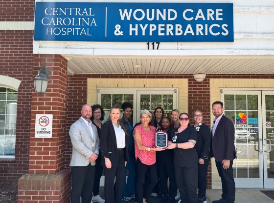 Central Carolina Wound Care and Hyperbaric Center recognized for clinical excellence