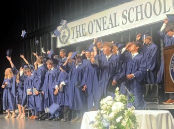 Tassels turn, caps fly at O'Neal graduation