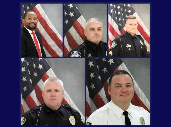 Five from SP Police Department receives promotions