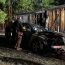 Vehicle fire spreads to home in West End