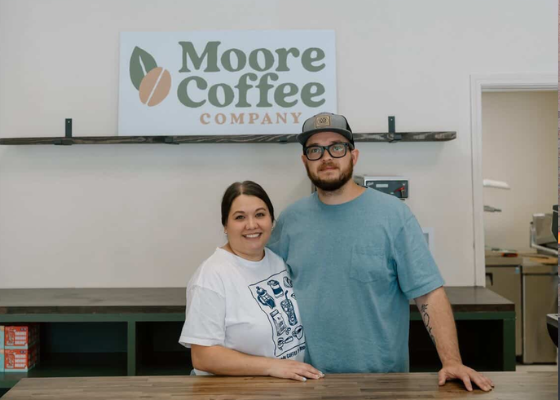Moore Coffee Company brewing in downtown Carthage