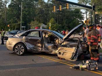 Injuries reported following two-car collision in Pinehurst