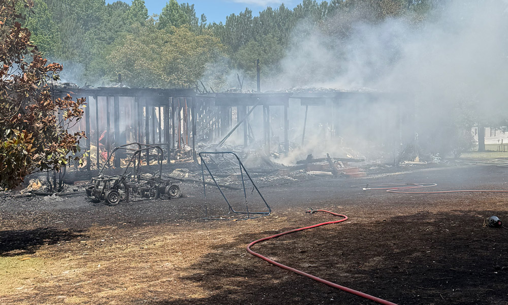 Home that man built with own hands destroyed by fire Monday
