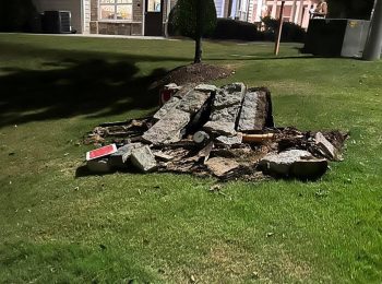 Multiple parked vehicles damaged by alleged impaired driver