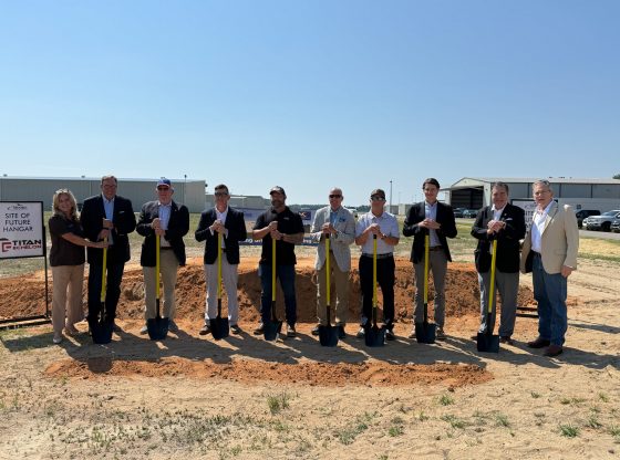 Moore Airport breaks ground on corporate hangars