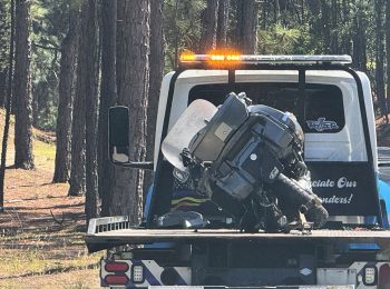 Motorcyclist airlifted after Pinebluff collision