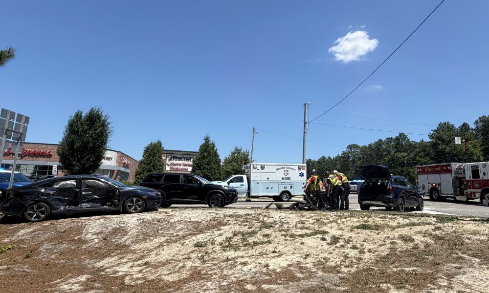 Four vehicles involved in Taylortown collision