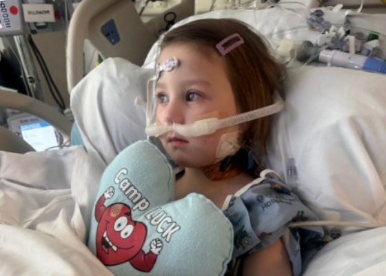 Seven Lakes girl receives heart transplant after months on waiting list
