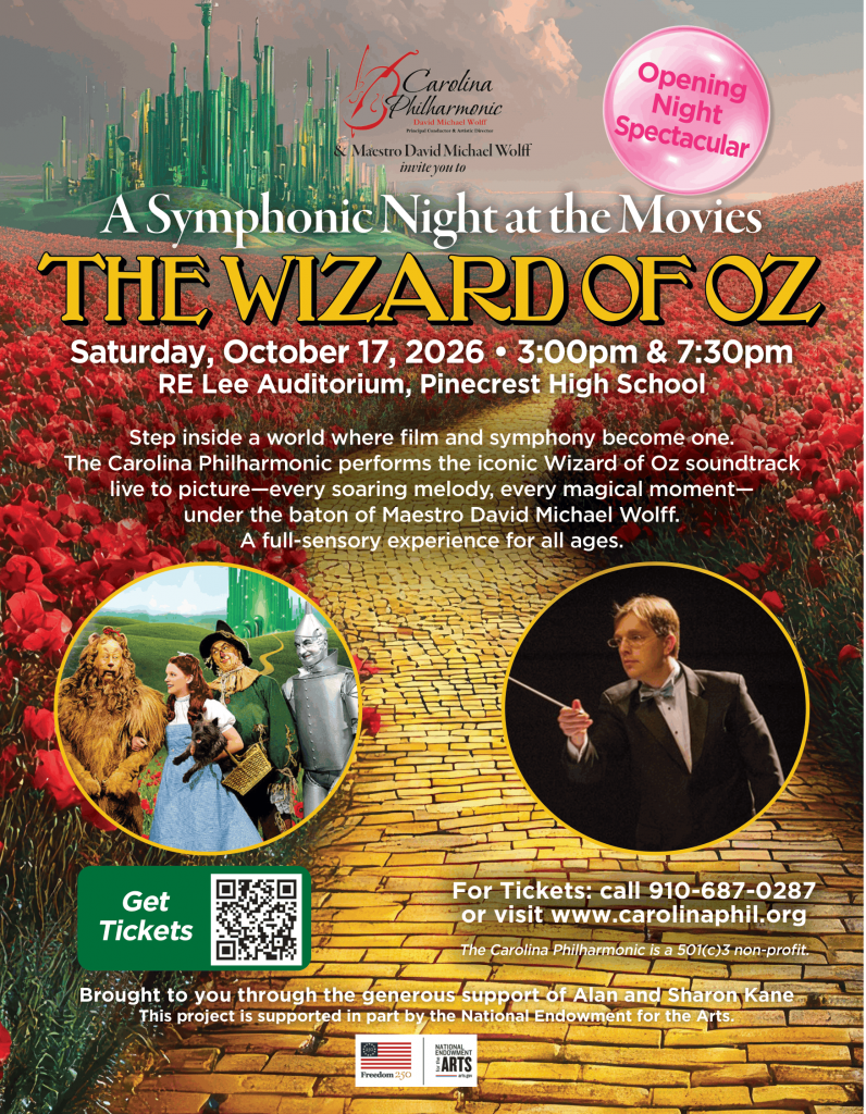 Carolina Philharmonic opens season with ‘The Wizard of Oz’