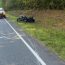 Motorcyclist avoids serious injury after brakes lock in Robbins