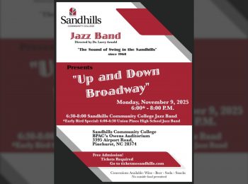 SCC Jazz Band presents 'Up and Down Broadway' - Nov. 9