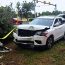 No injuries reported after SUV strikes pole in SP